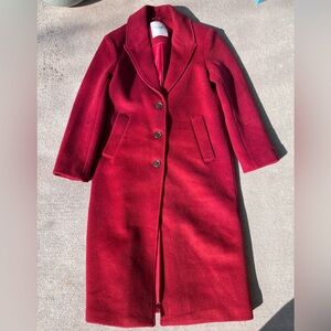 Abercrombie and Fitch tailored wool blend overcoat trench peacoat coat jacket